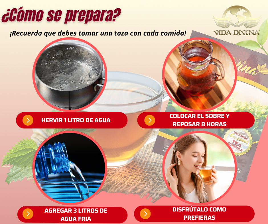 Vida Divina - Té Divina Detox Herbal 100% Original