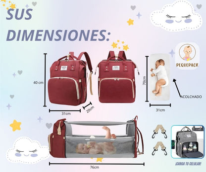 Pañalera Cambiador Multifuncional