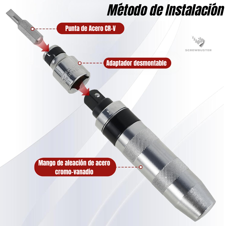 Set de Destornillador de Impacto (13 en 1)