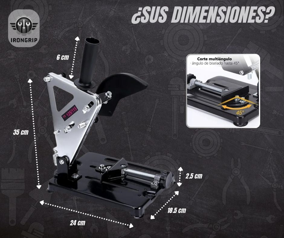 Soporte Angular para Amoladora
