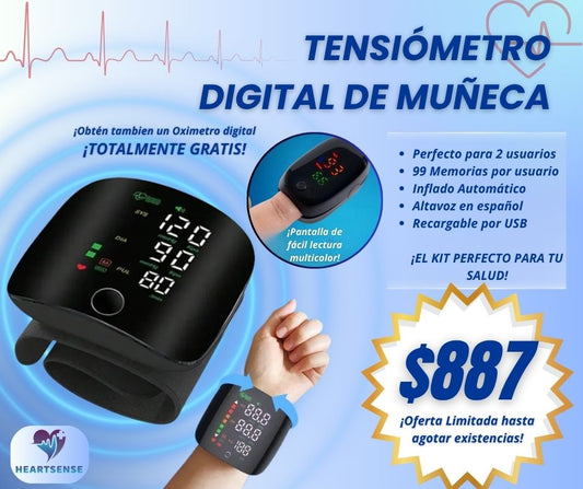 Tensiómetro de Muñeca Digital