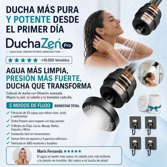 Regadera con Filtro Purificador